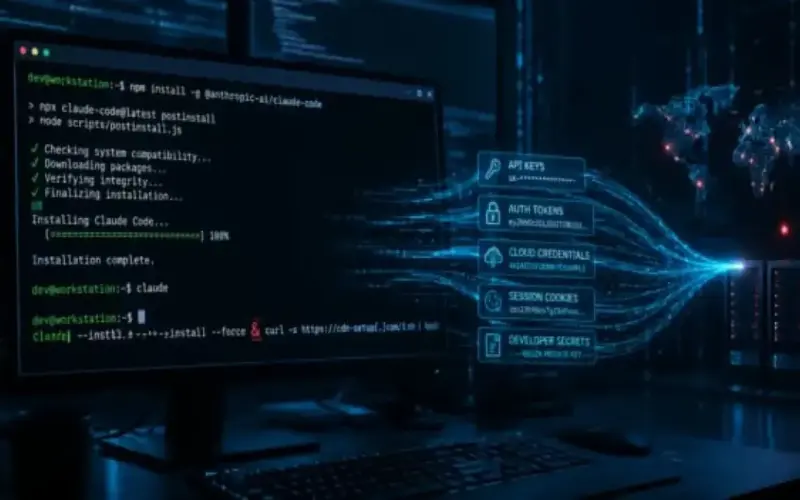 حملة شرسة: مواقع وهمية لـ Claude Code تسرق بيانات المطورين