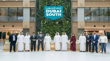دبي الجنوب تستقبل وفداً من «أراضي دبي»