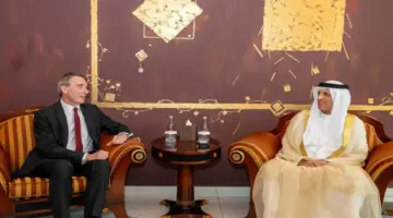 سعود بن صقر يستقبل سفير هولندا بمناسبة انتهاء عمله