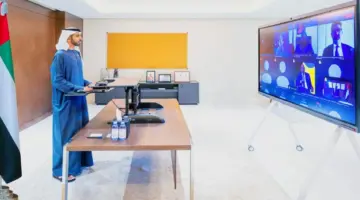 شخبوط بن نهيان يشارك في القمة الافتراضية الطارئة بشأن تفشي فيروس إيبولا