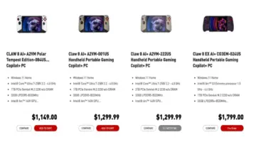 شركة MSI تكشف عن السعر المرتفع لجهاز الألعاب المحمول Claw 8 EX AI+ المتميز بمعالج Intel Arc G3 Extreme