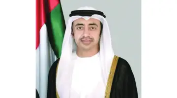عبدالله بن زايد ووزير العلاقات الدولية الجنوب إفريقي يبحثان تداعيات الاعتداءات الإيرانية
