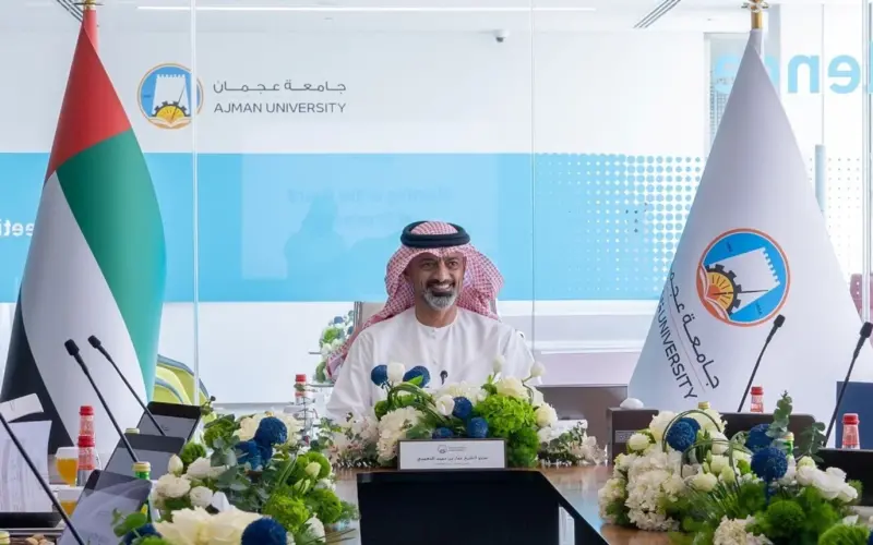 عمار بن حميد يترأس اجتماع مجلس أمناء جامعة عجمان