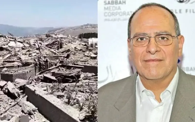 قذف منزل المنتج صادق الصباح منتج مسلسل المداح
