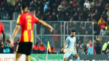 كاف يعاقب ياسر إبراهيم بالإيقاف بسبب إشارته لجماهير الترجي