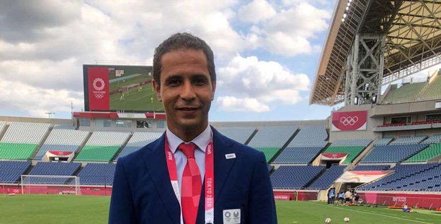 محمود عاشور ضمن طاقم حكام مباراة أمريكا وتركيا في كأس العالم