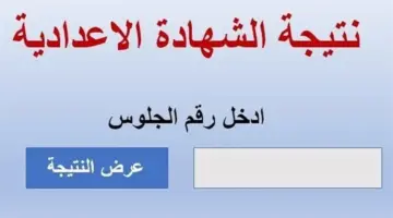 نتيجة الشهادة الإعدادية 2026 بالاسم في جميع المحافظات.. رابط رسمي للاستعلام