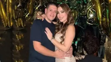 نسرين طافش ترد على شائعة انفصالها بصورة رومانسية مع زوجها