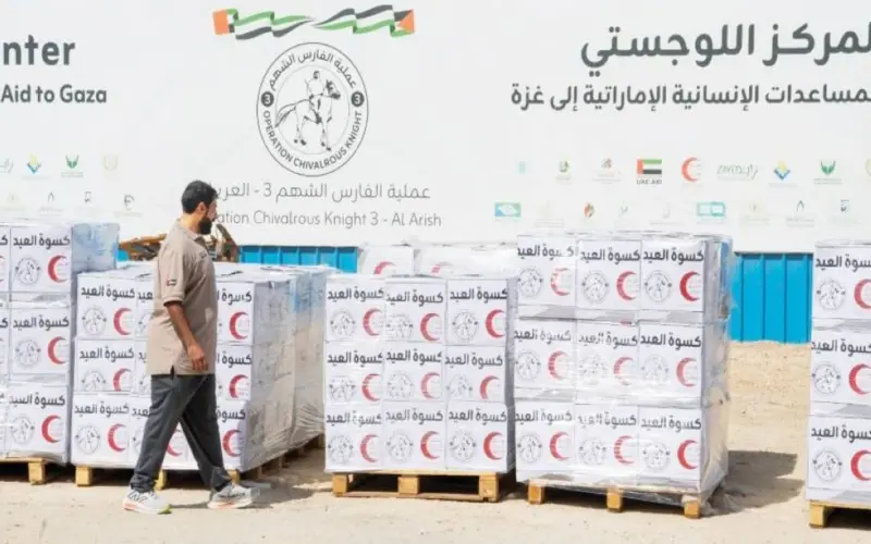 يد الإمارات تمتد بالخير إلى غزة للأسبوع الـ 134 على التوالي