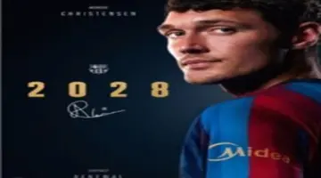 برشلونة يجدد عقد كريستنسن حتى 2028