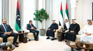 رئيس الدولة والدبيبة يبحثان القضايا الإقليمية وتطورات الأوضاع في المنطقة