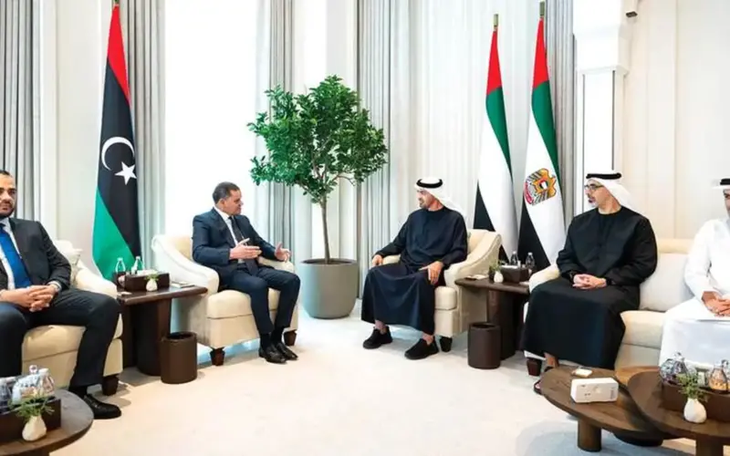 رئيس الدولة والدبيبة يبحثان القضايا الإقليمية وتطورات الأوضاع في المنطقة